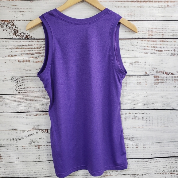 Nike heathered dri-fit tank purple - Picture 4 of 4